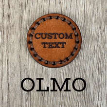 Load image into Gallery viewer, CUSTOM ITALIAN LEATHER GOLF BALL MARKER