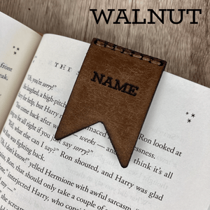 THE BANNER • Custom Leather Bookmark