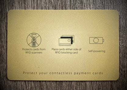 RFID & NFC BLOCKING CARD