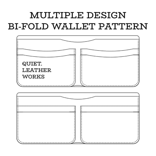 Leather Bi-fold Wallet Pattern
